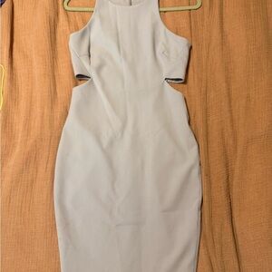 Elizabeth and James Lavender Bodycon Midi Dress